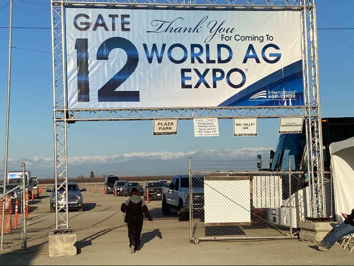 World Ag Expo 2023 Entrance Gate